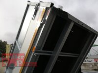 Eduard 2000 KG Rückwärtskipper - Gebremste Doppelachser - 2.6x1.5m - Ladehöhe:72 cm - 155R13 - Bordwände mit Kastenaufsatz