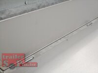 Eduard 2000 KG Rückwärtskipper - Gebremste Doppelachser - 2.6x1.5m - Ladehöhe:72 cm - 155R13 - Bordwände mit Kastenaufsatz