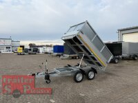 EDUARD 2615 -GD- Heckkipper, Bordwände 30cm -2000kg- H-Pumpe - Lfh: 72cm -155R13 mit Stahl - Kastenaufsatz (NB)