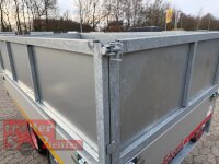 EDUARD 2615 -GD- Heckkipper, Bordwände 30cm -2000kg- H-Pumpe - Lfh: 72cm -155R13 mit Stahl - Kastenaufsatz (NB)