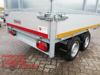 EDUARD 2615 -GD- Heckkipper, Bordwände 30cm -2000kg- H-Pumpe - Lfh: 72cm -155R13 mit Stahl - Kastenaufsatz