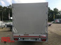 EDUARD 5020 -GD- Hochlader, Bordwände 30cm -2700kg- Lfh: 63cm -195/50R13 mit Hochplane SP-Line