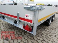 EDUARD 4020 -GD- Hochlader, Auffahrschienen & Winde, Bordwände 30cm -2700kg- Lfh: 63cm -195/50R13