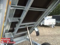 EDUARD 2615 -GE- Heckkipper, Bordwände 30cm -1500kg- H-Pumpe - Lfh: 63cm -195/50R13 mit SI-GI Laubgitter