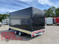 EDUARD 4020 -GD- Hochlader, Bordwände 30cm -2700kg- Lfh: 63cm -195/50R13 mit Hochplane SP-Line