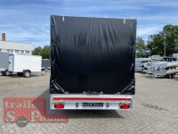 EDUARD 4020 -GD- Hochlader, Bordwände 30cm -2700kg- Lfh: 63cm -195/50R13 mit Hochplane SP-Line