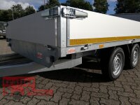 Eduard 2000 KG Hochlader - Gebremste Doppelachser - 3.3x1.8m - Ladehöhe:72 cm  - Bordwände 30cm