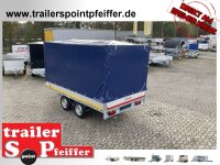 EDUARD 3318 -GD- Hochlader, Bordwände 30cm -2000kg- Lfh: 72cm -155R13 mit Hochplane SP-Line