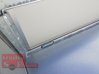 Eduard 1500 KG Rückwärtskipper - Gebremste Einzelachser - 2.6x1.5m - Ladehöhe:63 cm - 195/50R13 - Bordwände 30cm mit 60 cm Kastenaufsatz