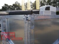 Eduard 1500 KG Rückwärtskipper - Gebremste Einzelachser - 2.6x1.5m - Ladehöhe:63 cm - 195/50R13 - Bordwände 30cm mit 60 cm Kastenaufsatz