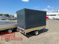 EDUARD 2615 -GE- Heckkipper, Bordwände 30cm -1500kg- H-Pumpe - Lfh: 63cm -195/50R13 mit Hochplane SP-Line