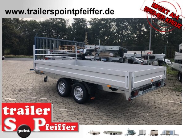 Böckmann HL-AL 4121/27 ( 18 )  Alu - Hochlader Anhänger
