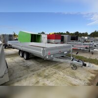 Böckmann HL-AL 5121/35 F - Niedrig Alu - Hochlader Anhänger 514 x 210 - 3500 KG
