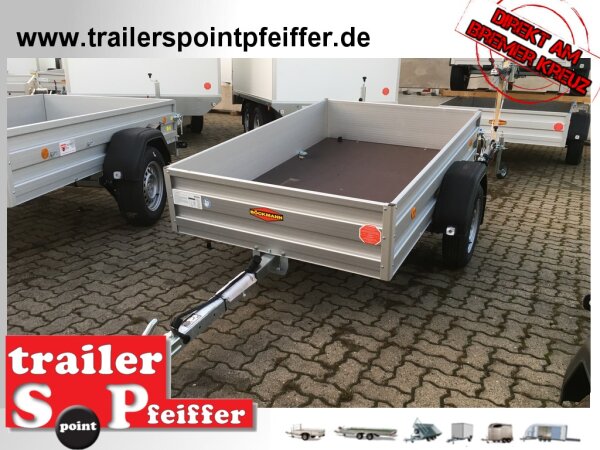 Böckmann TL-AL 2113/75 ALU Tieflader Anhänger - ungebremst