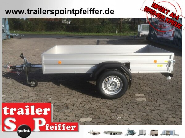 Böckmann TL-AL 2513/135 ALU Tieflader Anhänger - gebremst