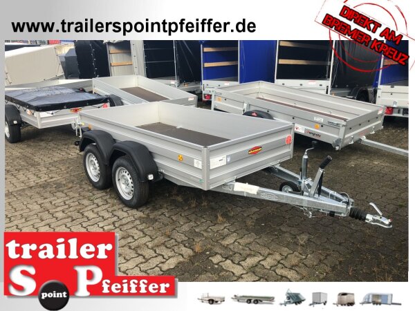 Böckmann TL-AL 2513/20 ALU Tieflader Anhänger - Tandem gebremst