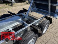 EDUARD 2615 -GD- Heckkipper, Bordwände 30cm -2500kg- E-Pumpe - Lfh: 72cm -165R13 mit NB-GI Laubgitter