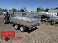 EDUARD 2615 -GD- Heckkipper, Bordwände 30cm -2500kg- E-Pumpe - Lfh: 72cm -165R13 mit NB-GI Laubgitter