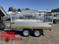 EDUARD 2615 -GD- Heckkipper, Bordwände 30cm -2500kg- E-Pumpe - Lfh: 72cm -165R13 mit NB-GI Laubgitter
