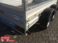 Böckmann TL-AL 3015/20 ALU Tieflader Anhänger - Tandem mit Gitteraufsatz