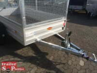 Böckmann TL-AL 3015/20 ALU Tieflader Anhänger - Tandem mit Gitteraufsatz