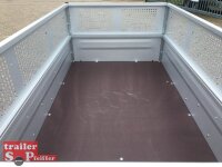 TPV TL-EU2 Anhänger mit Gitteraufsatz - 750 kg - ungebremst - 100 KM/H - Zurrösen - 13 pol. Stecker