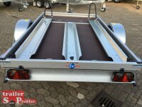TPV TL-MB-P4 2er Motorrad - Paket - 1300 kg gebremst mit Standschienen und Rampe