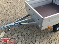TPV HL-EU0 Hochlader Anhänger - 650 kg - ungebremst - 100 KM/H - Zurrösen - 13 pol. Stecker
