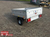 TPV HL-EU0 Hochlader Anhänger - 650 kg - ungebremst - 100 KM/H - Zurrösen - 13 pol. Stecker