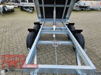 EDUARD 3116 -GD- Heckkipper, Bordwände 30cm -2700kg- H-Pumpe - Lfh: 72cm -185/70R13 mit Stahl - Kastenaufsatz