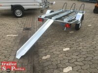 TPV ( Böckmann ) MU2 Motorrad - Anhänger - 750 kg - 3 Standschienen - 100 KM/H
