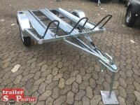 TPV MU2 Motorrad - Anhänger - 750 kg - 3 Standschienen - 100 KM/H