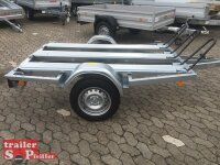 TPV MU2 Motorrad - Anhänger - 750 kg - 3 Standschienen - 100 KM/H