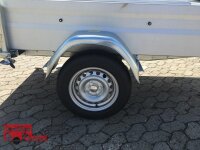 TPV TL-EU2 Tieflader Anhänger - 750 kg - Profi Paket - ungebremst - Stützen - Stützrad - 100 KM/H - Zurrösen - 13 pol. Stecker