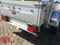 TPV TL-EU2 Tieflader Anhänger - 750 kg - Profi Paket - ungebremst - Stützen - Stützrad - 100 KM/H - Zurrösen - 13 pol. Stecker