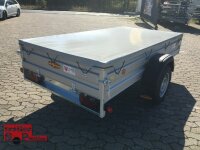 Böckmann TL-AL 2513/75 ALU Tieflader Anhänger - ungebremst  Flachplane Stützrad