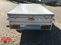 Böckmann TL-AL 2513/75 ALU Tieflader Anhänger - ungebremst  Flachplane Stützrad