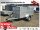 TPV TL-EB3 - 1300 kg gebremst Kastenanhänger mit 60 cm Gitteraufsatz - Wände