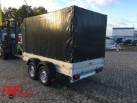 Böckmann TL-AL 3015/20 ALU Tieflader Anhänger - mit Plane / Spriegel ÖKO Schräge