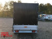 Böckmann TL-AL 3015/20 ALU Tieflader Anhänger - mit Plane / Spriegel ÖKO Schräge