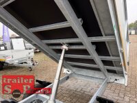 EDUARD 3116 -GD- Heckkipper, Bordwände 30cm -2000kg- H-Pumpe - Lfh: 72cm -155R13 mit Stahl - Kastenaufsatz