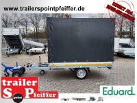 EDUARD 2615 -GE- Hochlader, Bordwände 30cm -1500kg- Lfh: 63cm -195/50R13 mit Hochplane SP-Line