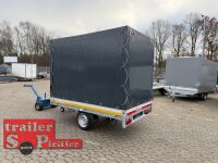 EDUARD 2615 -GE- Hochlader, Bordwände 30cm -1500kg- Lfh: 63cm -195/50R13 mit Hochplane SP-Line