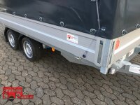 Böckmann HL-AL 4121/27 F Alu - Hochlader Anhänger mit Hochplane SP-Line