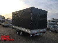 Böckmann HL-AL 4121/27 F Alu - Hochlader Anhänger mit Hochplane SP-Line