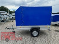 Böckmann TL-AL 2513/135 ALU Tieflader Anhänger - gebremst mit Hochplane SP-Line und ÖKO Schräge