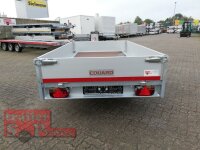 Eduard 1500 KG Hochlader - Gebremste Einzelachser - 2.6x1.5m - Ladehöhe:63 cm - 195/50R13 - Bordwände 30cm
