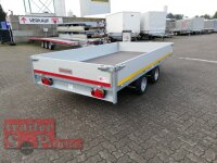 Eduard 2700 KG Hochlader - Gebremste Doppelachser - 3.3x1.8m - Ladehöhe:56 cm - 195/55R10 - Bordwände 30cm