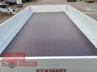 Eduard 2700 KG Hochlader - Gebremste Doppelachser - 3.3x1.8m - Ladehöhe:56 cm - 195/55R10 - Bordwände 30cm