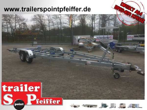 TPV Bootstrailer BA 3500-L Bootstrailer 3500 kg für Boote bis ca. 9 m